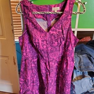 Modcloth monochrome woodland dress 1x